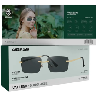 عینک آفتابی والجیو گرین Green Lion Vallegio Sunglasses