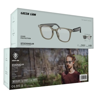 عینک هوشمند استکهلم گرین Green lion Stockholm Smart Glasses